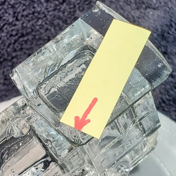 VINTAGE PRESSED GLASS STEAM LOCOMOTIVE CANDY CONTAINER FROM 1927-1929 ERA - Picture 4 of 10